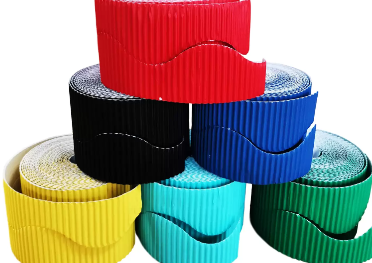 Border Rolls Wavy Corrugated Assorted 6 Pack