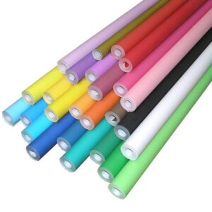 Coloured display rolls