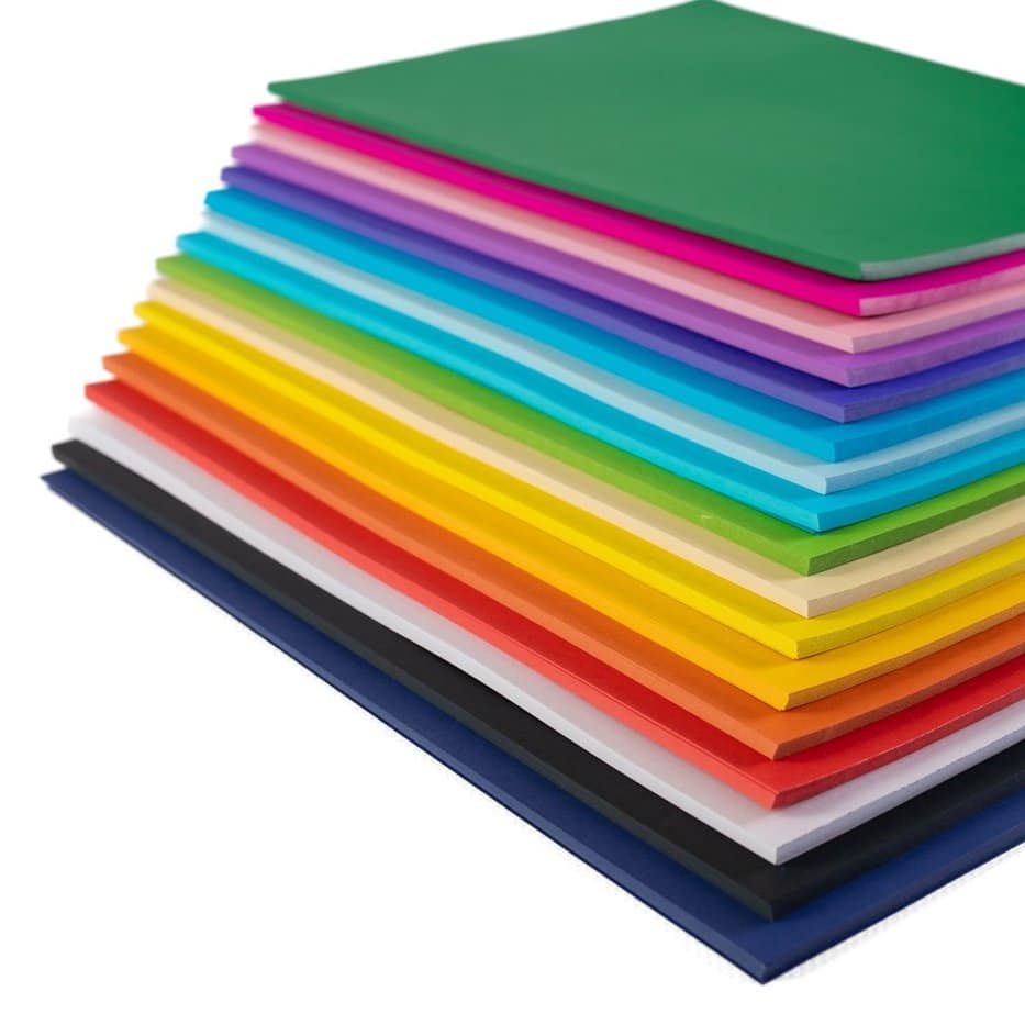250 Feuilles Papier Coloré A4 80 G/m² – 17 Couleurs Vives, Pour Bricolage, Scrapbooking, Activités Enfants