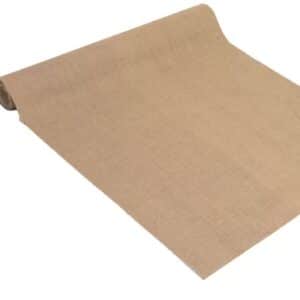 Hessian textured fabric with a paper back for displays in schools