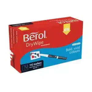 Red & Blue Box of Berol Dry Wipe Pens
