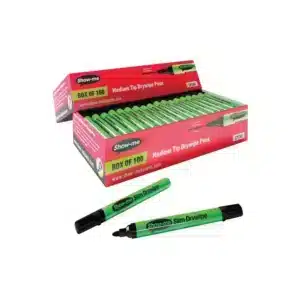 Show me drywipe markers Red Box Green Pens