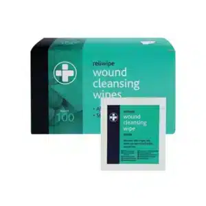 Wound cleansing wipes