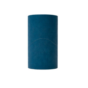 plain scalloped dark blue border roll